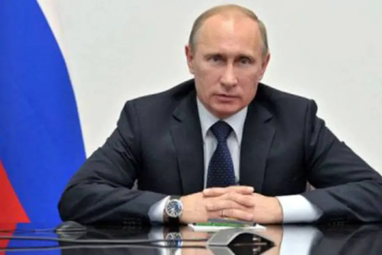 
	O presidente russo, Vladimir Putin: no entanto, a nova lei n&atilde;o pro&iacute;be a posse de im&oacute;veis no exterior (Alexey Nikolsky/AFP)