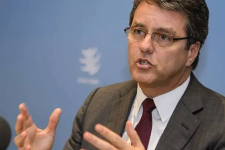 O candidato brasileiro é Roberto Azevedo, o representante permanente do país na OMC
 (Fabrice Coffrini/AFP)