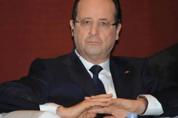 
	Fran&ccedil;ois Hollande: o presidente pediu que as &quot;manifesta&ccedil;&otilde;es transcorram pacificamente e que n&atilde;o se impe&ccedil;a que os parlamentares fa&ccedil;am seu trabalho&quot;
 (Raveendran/AFP)