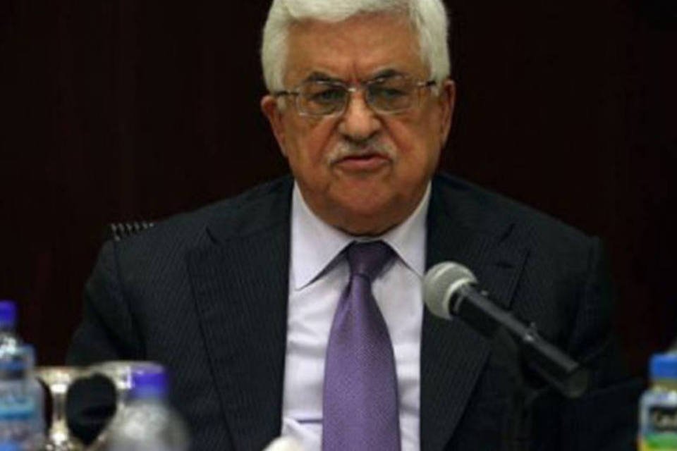 O presidente palestino, Mahmud Abbas
 (Abbas Momani/AFP)