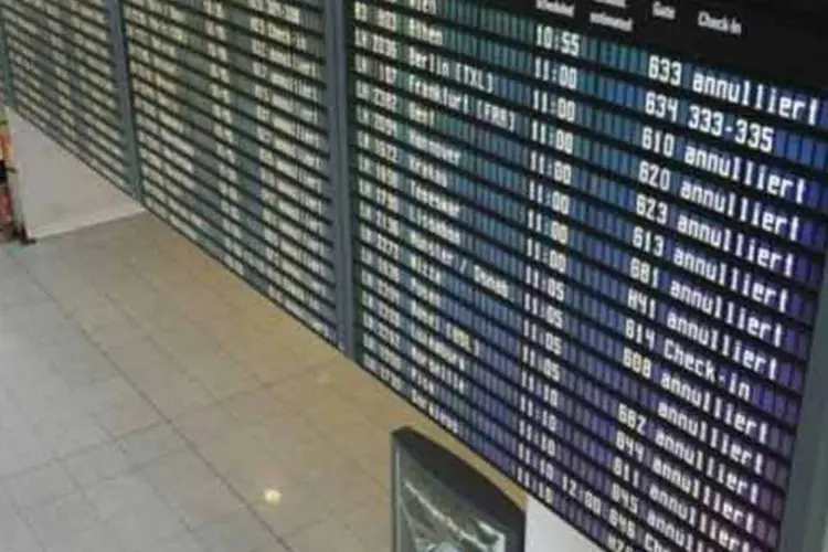 Voos da Lufthansa cancelados durante greve em março no aeroporto de Munique (Afp.com / Christof Stache)