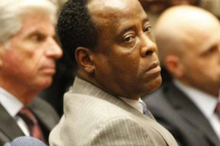 
	Conrad Murray: julgamento de seis semanas de Murray chamou a aten&ccedil;&atilde;o mundial depois que Jackson, em prepara&ccedil;&atilde;o para uma s&eacute;rie de concertos em Londres, morreu inesperadamente em 2009
 (Al Seib/AFP)