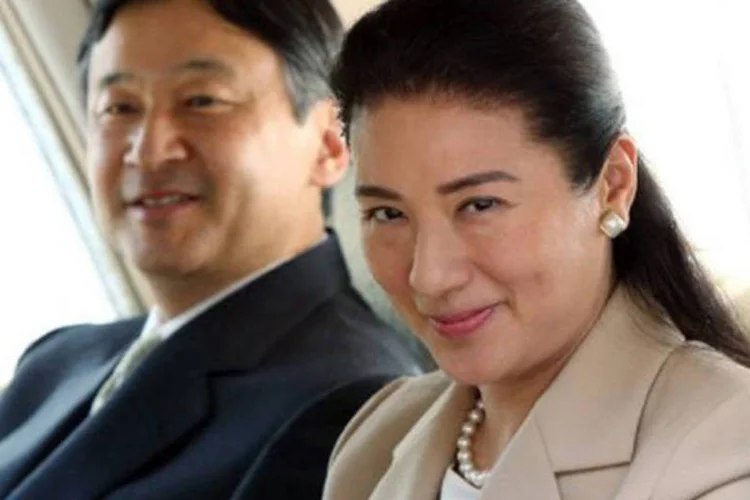
	Masako e Naruhito: Masako sofre oficialmente de depress&atilde;o desde 2004
 (Jiji Press/AFP)