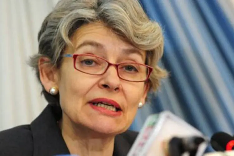 
	A diretora geral da Unesco, Irina Bokova: ela participar&aacute; de uma confer&ecirc;ncia internacional sobre a seguran&ccedil;a dos jornalistas
 (Seyllou Diallo/AFP)