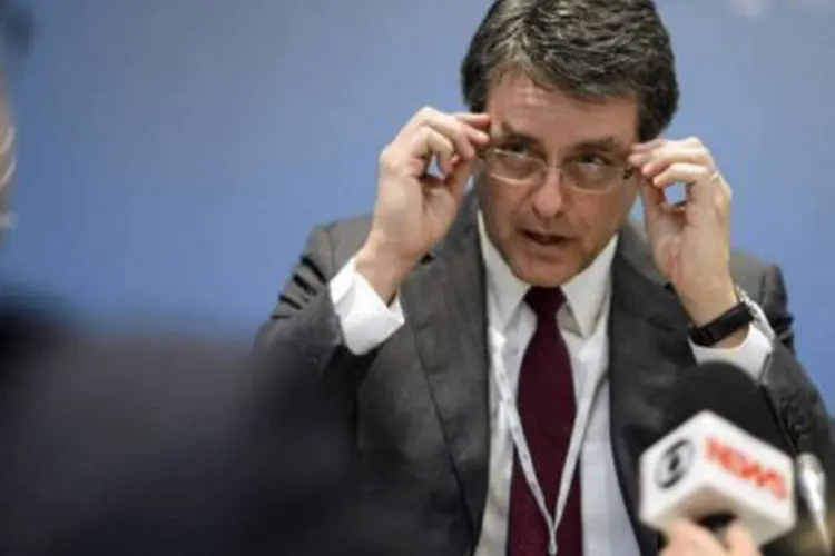 
	Roberto Azev&ecirc;do: representante permanente do Brasil na OMC desde 2008, ele foi o candidato que obteve mais opini&otilde;es favor&aacute;veis
 (Fabrice Coffrini/AFP)