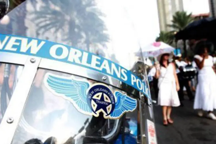 Polícia de Nova Orleans: a polícia tenta descobrir o que motivou o incidente (Chris Graythen/AFP)
