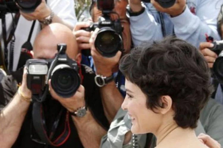 A atriz francesa e mestre de cerimônias do festival, Audrey Tautou
 (Loic Venance/AFP)