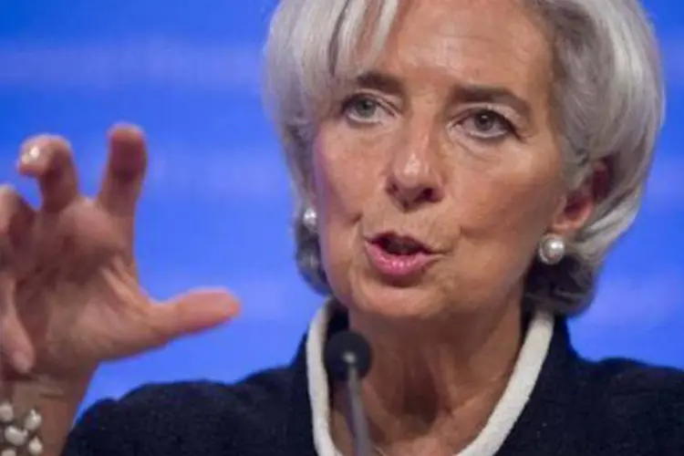 
	A diretora geral do FMI, Christine Lagarde:&nbsp;Ucr&acirc;nia&nbsp;estimou em US$ 35 bilh&otilde;es a ajuda que necessita para reestruturar economia e evitar a quebra a curto prazo
 (Saul Loeb/AFP)