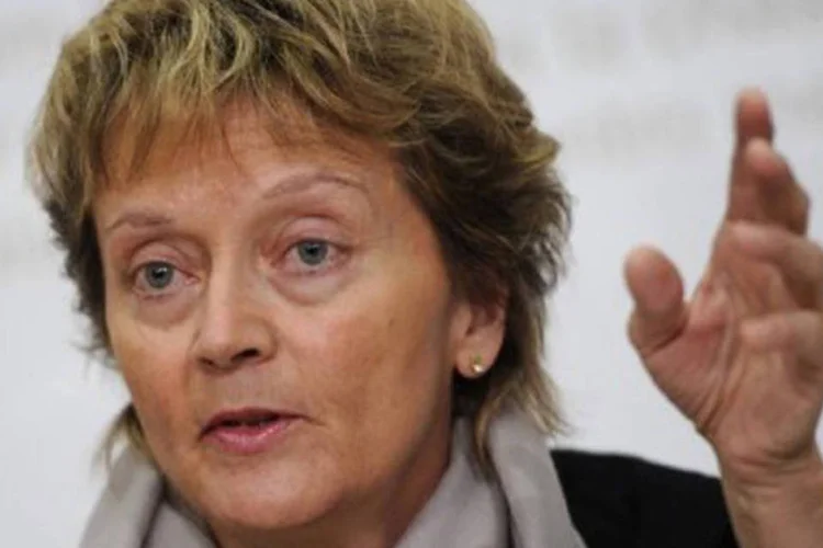 
	A ministra das Finan&ccedil;as su&iacute;&ccedil;a, Eveline Schlumpf
 (Fabrice Coffrini/AFP)