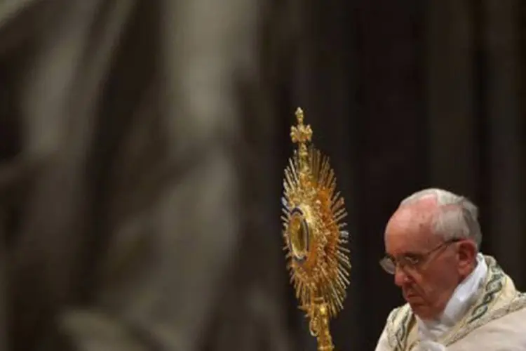 
	Papa Francisco: para ele, os corruptos &quot;s&atilde;o pecadores como todos n&oacute;s, mas deram um passo a mais, ao consolidar-se no pecado&quot;
 (Alberto Pizzoli/AFP)