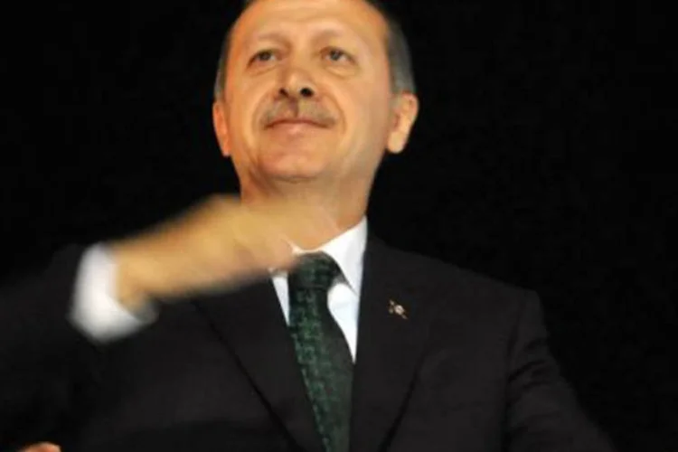 Principal alvo das manifestações, Erdogan atacou os aliados da Turquia que criticaram a brutalidade policial
 (Ozan Kose/AFP)