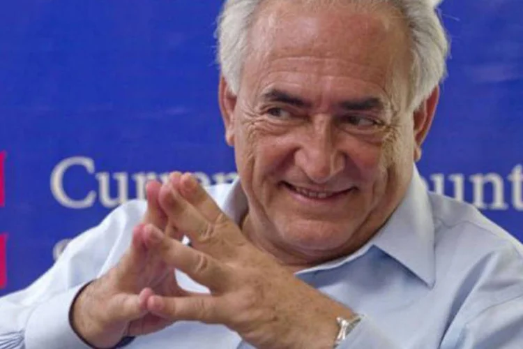 
	Strauss-Kahn: ele foi acusado por ter participado de festas com prostitutas remuneradas em Paris e Washington
 (Ali Ngethi/AFP)