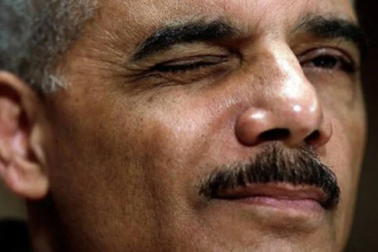 
	O secret&aacute;rio de Justi&ccedil;a americano, Eric Holder: a colega europeia destacou que, dada a gravidade da situa&ccedil;&atilde;o, espera respostas r&aacute;pidas e concretas quando se reunir com Holder
 (Win McNamee/AFP)