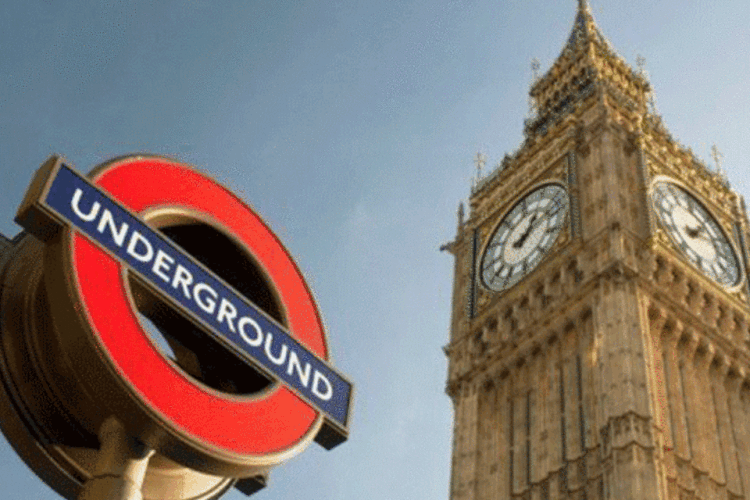 A torre do relógio Big Ben e o clássico símbolo do metrô de Londres: preços subiram na Grã-Bretanha, Rússia e Alemanha (Philip Lee Harvey/AFP)