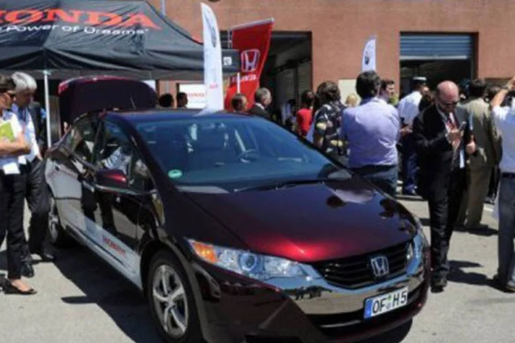 
	Carro da Honda movido a hidrog&ecirc;nio: Jap&atilde;o pretende generalizar o uso do combust&iacute;vel
 (Gerard Julien/AFP)