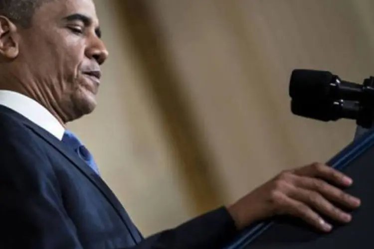 
	Obama: A Casa Branca, em um comunicado, disse que valorizava &quot;conquistas alcan&ccedil;adas&quot; entre a R&uacute;ssia e os Estados Unidos, mas citou uma &quot;falta de progresso&quot;
 (Brendan Smialowski/AFP)