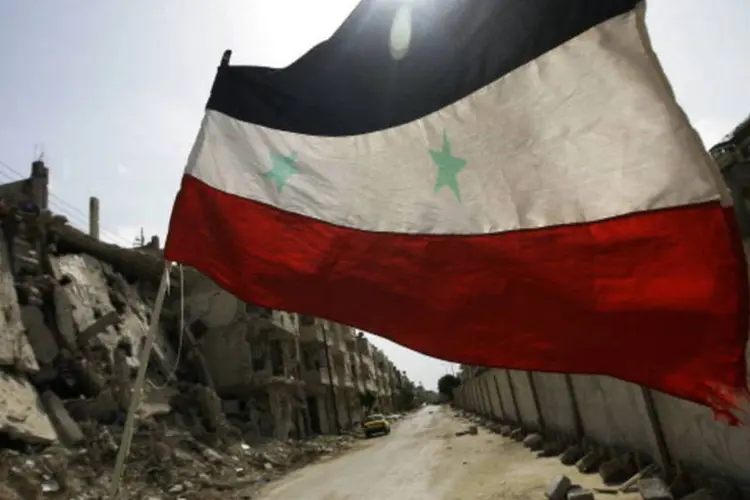 
	Bandeira da S&iacute;ria: o governo&nbsp;s&iacute;rio&nbsp;realizou o ataque com armas qu&iacute;micas na semana passada nas proximidades de Damasco, afirmam EUA
 (Getty Images)