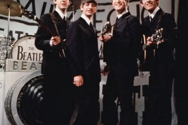 
	The Beatles: contrato firmado por John Lennon, Paul McCartney, George Harrison e Ringo Starr em 1 de outubro de 1962
 (Getty Images)