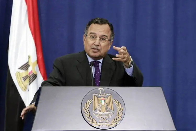 O ministro das Relações Exteriores do Egito, Nabil Fahmi: segundo ele, o Egito condena "práticas" do regime sírio contra seu povo e pede uma solução política (Abed Omar Qusini/Reuters)