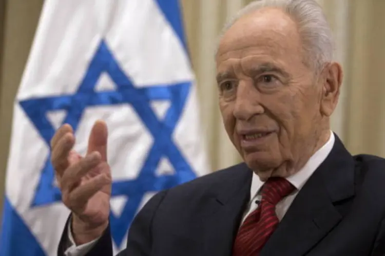 
	Shimon Peres: o primeiro-ministro insistiu que a Segunda Guerra Mundial deve servir de li&ccedil;&atilde;o para frear o Ir&atilde; em suas aspira&ccedil;&otilde;es nucleares
 (Getty Images)