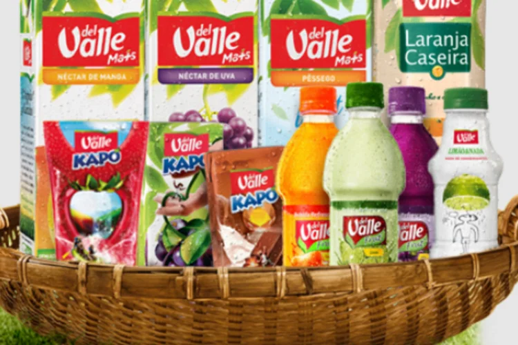 Linha de Bebidas Del Valle, da Coca-cola (Divulgação)