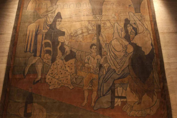 Obra de Picasso no restaurante Four Seasons: incorporador imobiliário que é desde 2000 o dono do imóvel, quer que o Picasso seja retirada da sua chamativa moldura (Mike Segar/Reuters)