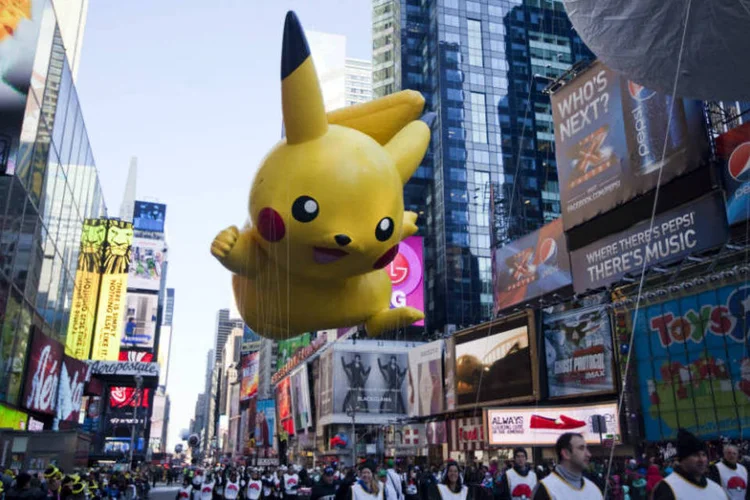 
	Pikachu: a&ccedil;&otilde;es da Nintendo, que tem sede em Kyoto, no oeste do Jap&atilde;o, registraram uma alta de 68,13% na &uacute;ltima semana
 (Michael Nagle/Getty Images)