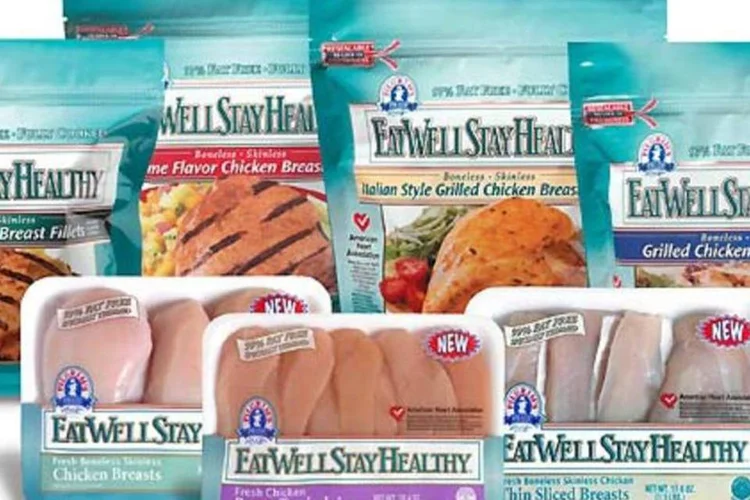Produtos da Pilgim's Pride: incursão do JBS no mercado americano de aves (Divulgação/Pilgrims Pride)