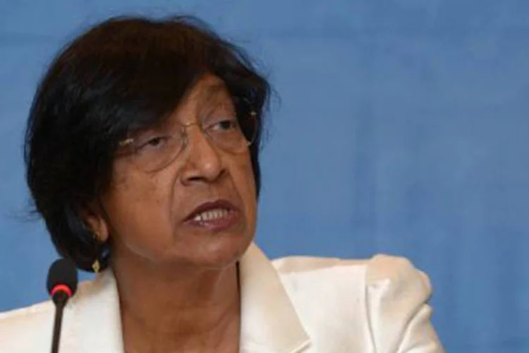 
	Navi Pillay: ela exige que Conselho de Seguran&ccedil;a atue imediatamente
 (©AFP / Adek Berry)
