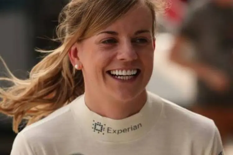 
	Susie Wolff, piloto de testes da Williams: Susie n&atilde;o &eacute; a &uacute;nica mulher nos boxes da F-1
 (Andrew Yates/AFP)