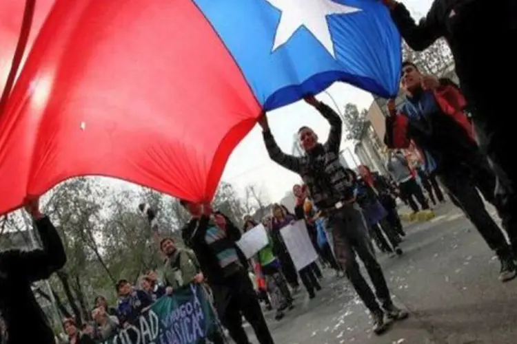 estudantes do Chile (AFP)