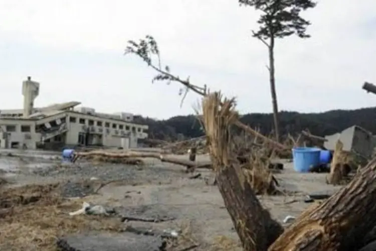 Destruição no Japão: arquitetura de segurança falhou ao não considerar acidentes nucleares (Toshifumi Kitamura/AFP)