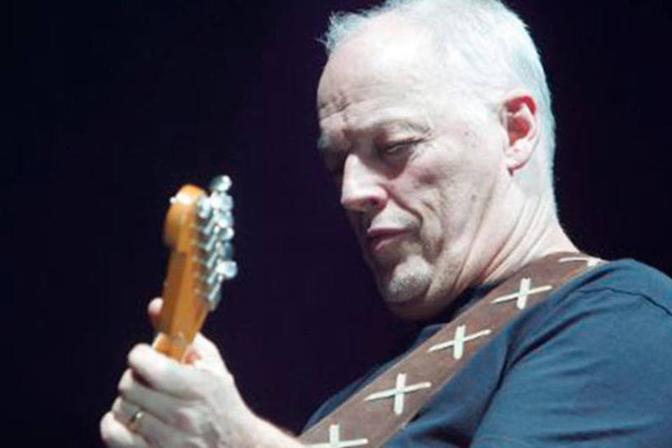 David Gilmour: Gilmour percorreu as melodias do que foi, para muitos, um dos grupos mais influentes do século XX (Pierre Andrieu/AFP)