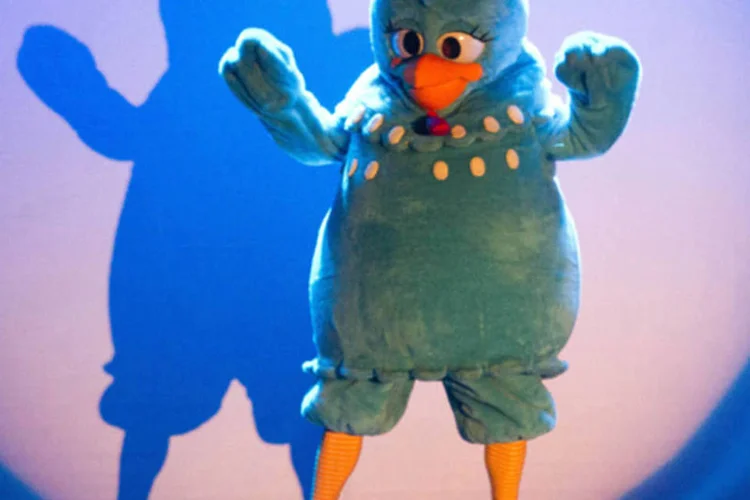 Galinha Pintadinha durante show : personagem faz sucesso entre as crianças (Fernando Frazao)