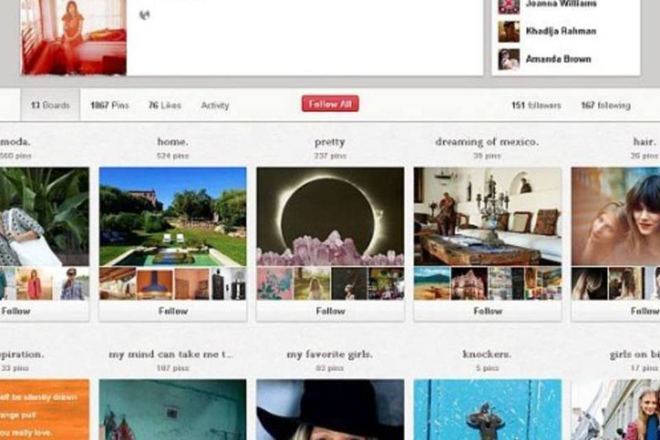 Pinterest vira alvo de spammers