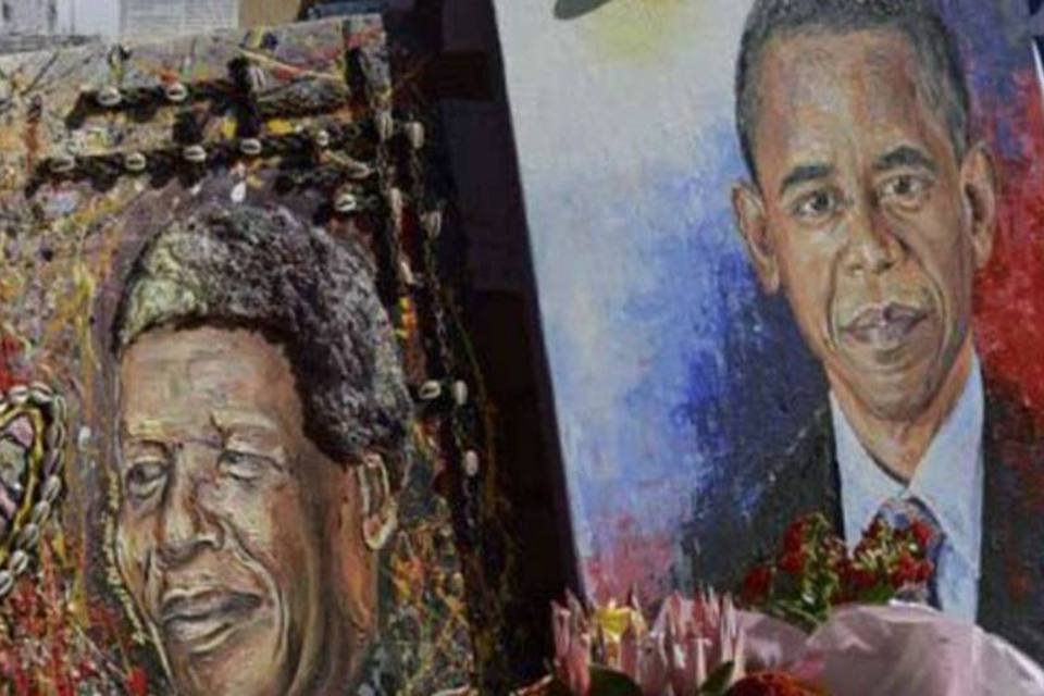 Obama se reúne com membros da família de Mandela