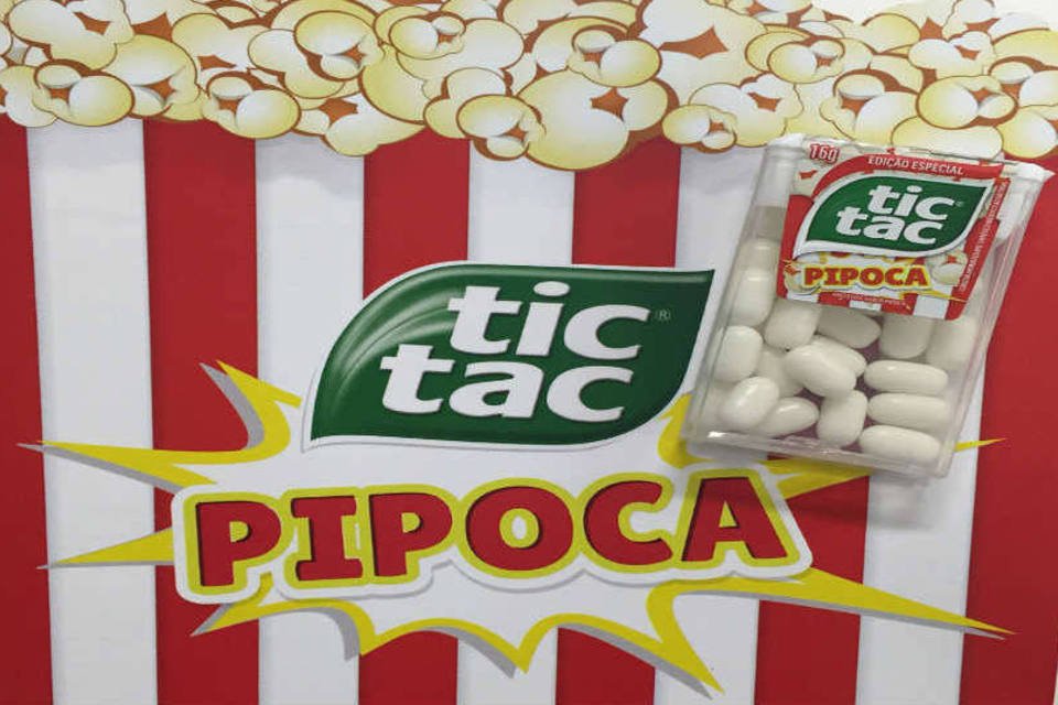 Ferrero lança Tic Tac com gosto e cheiro de pipoca