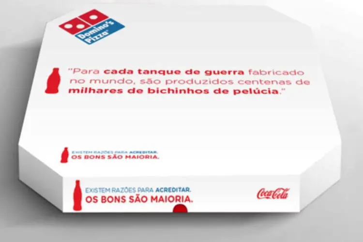 Caixa de pizza Domino's (Divulgação)