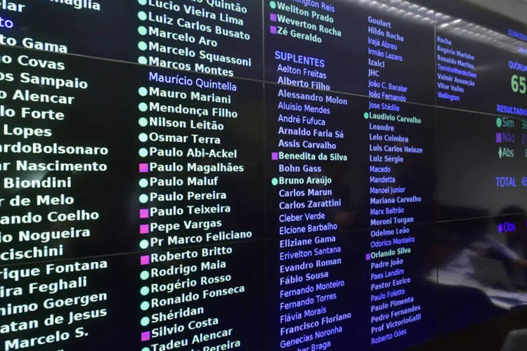 
	Bol&atilde;o do impeachment: apostas custam R$ 100 e, se n&atilde;o houver ganhador, deputados garantem que dinheiro ser&aacute; doado para caridade.
 (Zeca Ribeiro / Câmara dos Deputados)