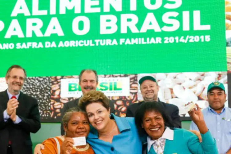 Dilma: ela lembrou do repasse de R$ 24 bilhões para crédito da produção (Roberto Stuckert Filho/Presidência da República)