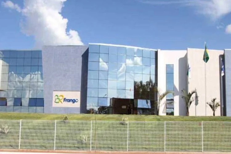 Planta da BR Frango: produção estava parada até semana passada (Divulgação)