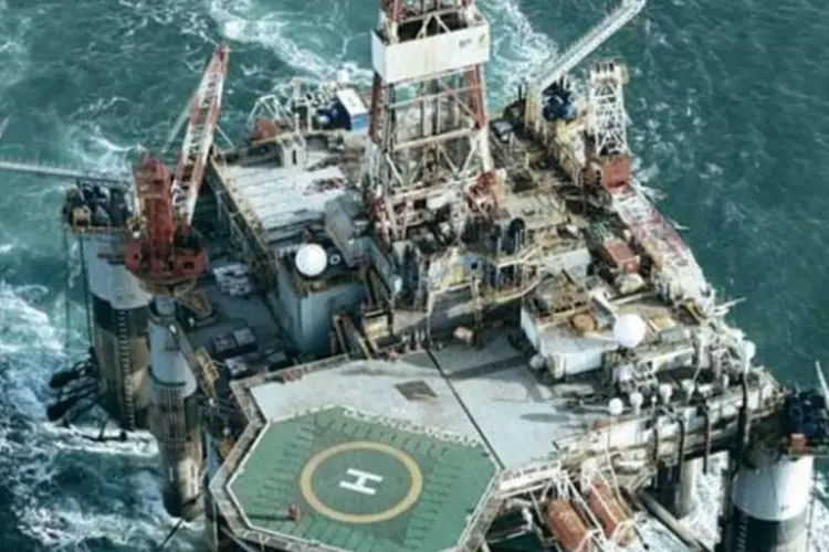 Plataforma da Desire Petroleum: empresa sofreu apenas fracassos na exploração petroleira das Malvinas (Divulgação/Desire Petroleum)