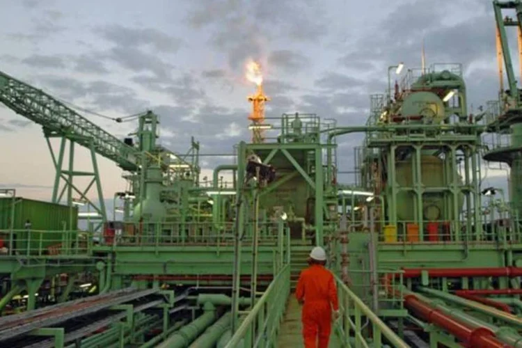 Plataforma de petróleo (Divulgação/EXAME)