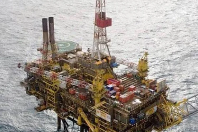 A plataforma da Shell onde ocorreu o vazamento: empresa já controlou o problema (AFP/HO/SHELL/File / KenTaylor)