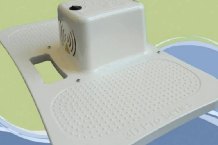 Plataforma da SmartWalk: modelo é similar às estações vibratórias das academias, mas com preço menor (Divulgação)