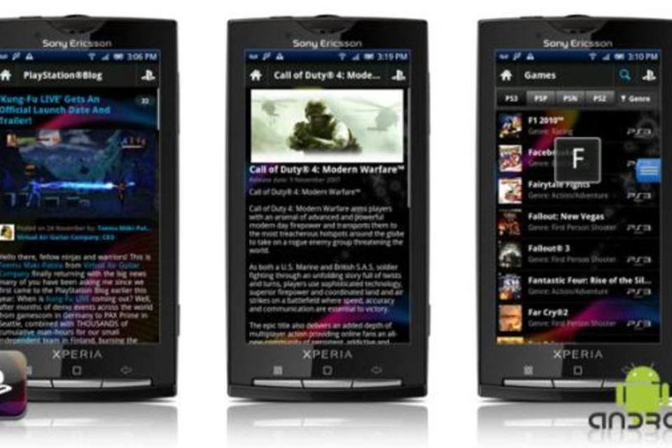 Jogos do PlayStation One e do PSP serão lançados para smartphones Android