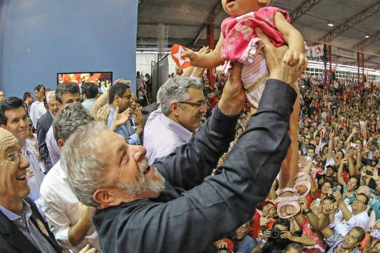 Em São Paulo, Lula participa de plenária do PT em apoio a reeleição de Dilma Rousseff (Ricardo Stuckert/Instituto Lula/Divulgação)