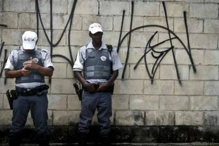 
	Policiais militares: a PM tamb&eacute;m &eacute; alvo da onda de viol&ecirc;ncia
 (Marcelo Camargo/ABr)