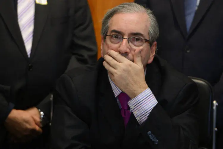 
	O presidente da C&acirc;mara, Eduardo Cunha (PMDB-RJ): Comiss&atilde;o parlamentar criada para investigar o caso confirmou hoje que Cunha comparecer&aacute; &quot;por sua pr&oacute;pria vontade&quot;
 (Fabio Rodrigues Pozzebom/ABr)