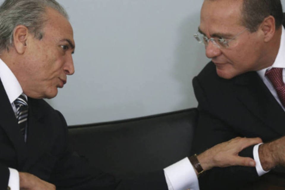 Temer e Renan fizeram acordo sobre ministérios, diz Eunício